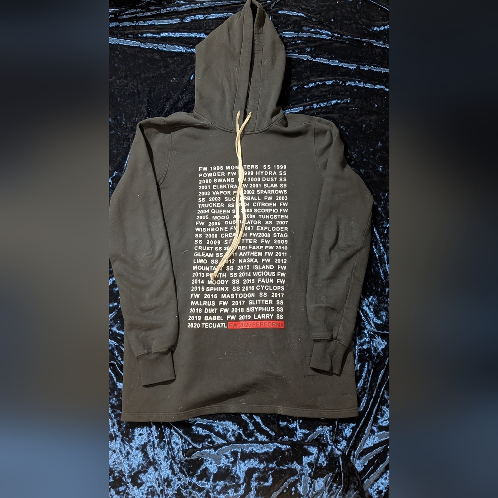 Rick Owens Red Sweatshirt with Text Design